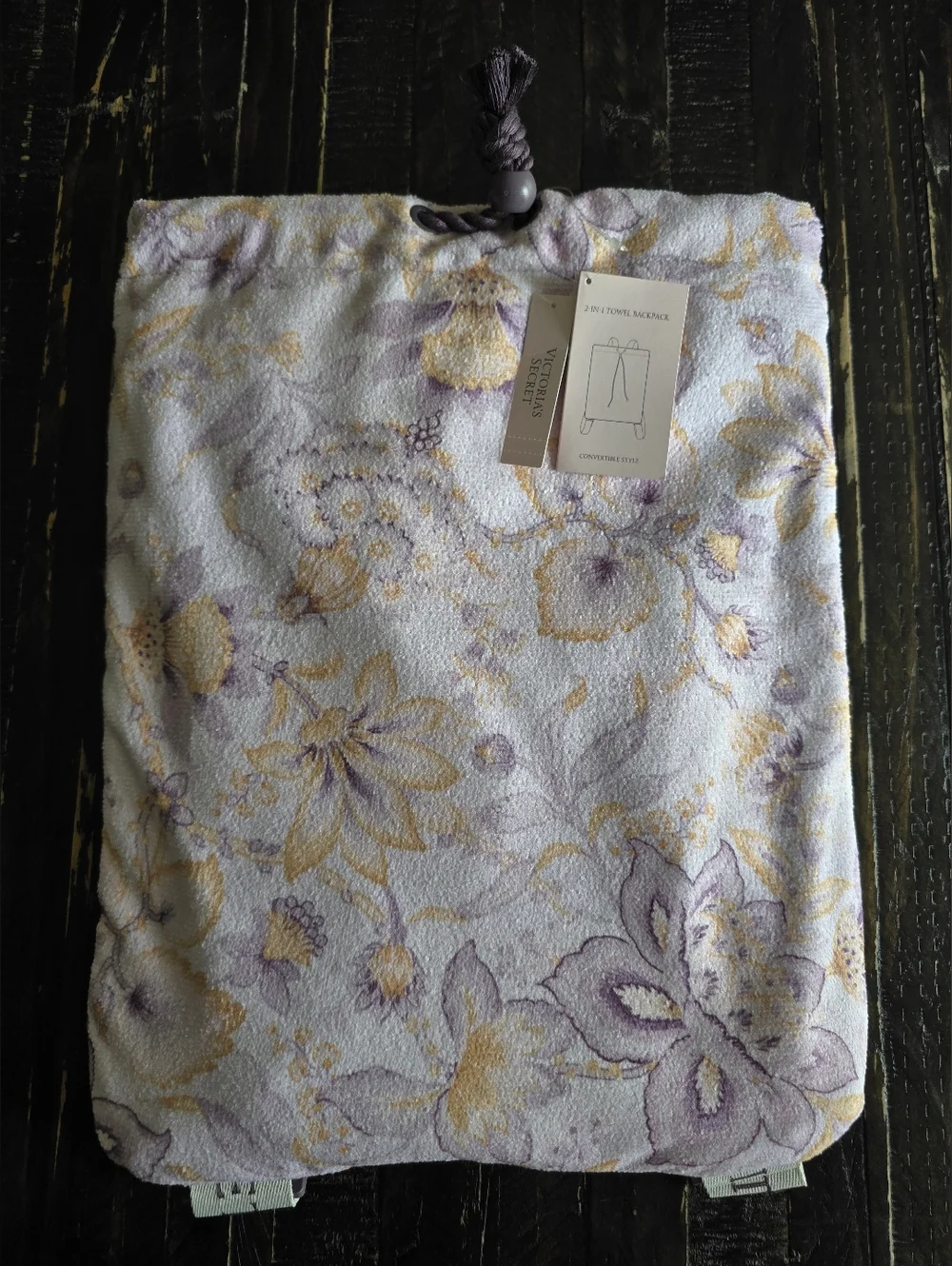 NEW Victoria's Secret Pink Paisley Towel and Bag Set